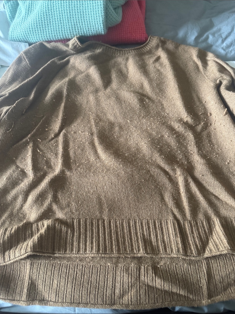Women’s Brown Crewneck Sweater - Casual Everyday Knit